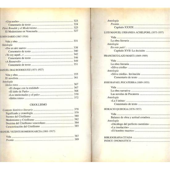 Literatura hispanoamericana (2 tomos) Oscar Sambrano Urdaneta y Domingo Miliani Literatura hispanoamericana (2 tomos) Oscar Sambrano Urdaneta y Domingo Miliani