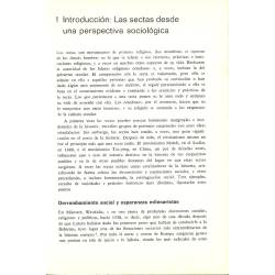 Sociologia de las sectas religiosas Sociologia de las sectas religiosas