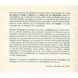 Nacionalizacion del petróleo en Venezuela