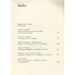 Medicion y construccion de indices