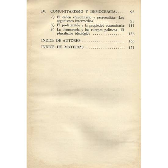 Jacques Maritain y la sociedad comunitaria