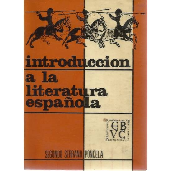 Introduccion a la literatura espanola