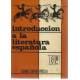 Introduccion a la literatura espanola