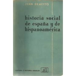 Historia social de España y de Hispanoamérica