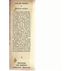 Los de abajo  Novela de la Revolucion Mexicana Mariano Azuela Los de abajo  Novela de la Revolucion Mexicana Mariano Azuela