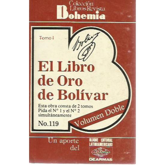 El libro de oro de Bolivar (2 tomos)