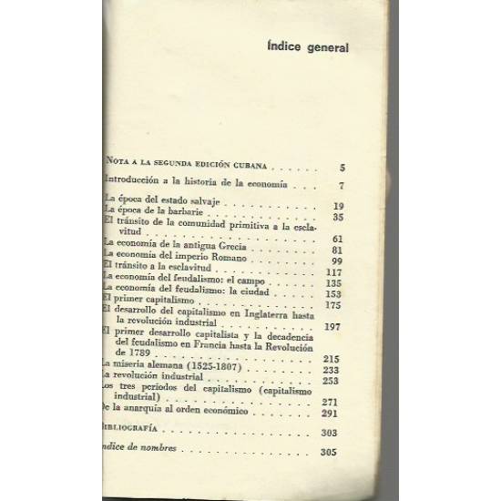 Breve historia de la economia Jurgen Kuczynski 2da edic. cubana