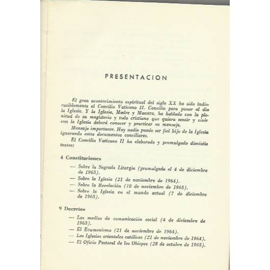 Documentos completos del Vaticano II Iglesia Católica