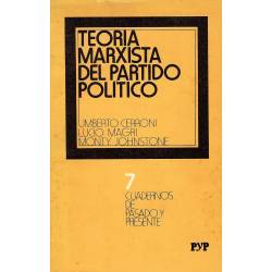 Teoria Marxista del Partido Politico. Vol. 1 Y 3