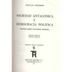 Sociedad antagonica y democracia politica