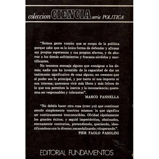 La alternativa radical Textos de los radicales italianos y españoles