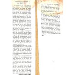 Los que no fueron a la guerra