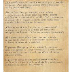 Sociologia de la comunicacion Sociologia de la comunicacion