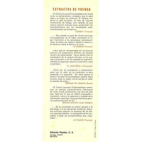 Gran Enciclopedia Larousse (11 tomos)
