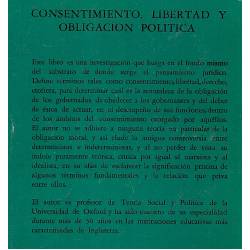 Consentimiento libertad y obligacion politica Consentimiento libertad y obligacion politica