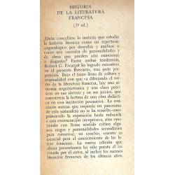 Historia de la literatura francesa Historia de la literatura francesa