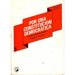 Por una constitucion democratica