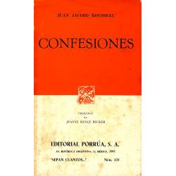 Confesiones  Juan Jacobo Rousseau