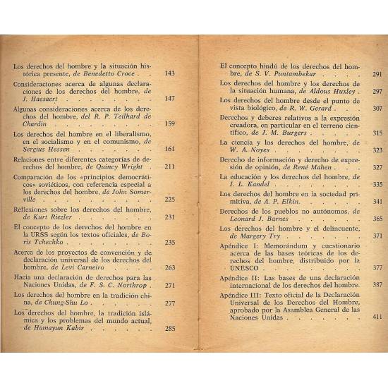 Los derechos del hombre